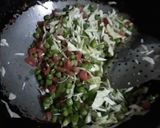 A picture of step 5 of Veg manchurian and fried rice.