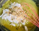 Foto langkah ke 5 dari resep Klappertaart Creamy Matcha.