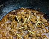 A picture of step 6 of Beef bihari boti karahi.