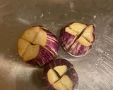 A picture of step 1 of எண்ணெய் கத்திரிக்காய்(Brinjal gravy).