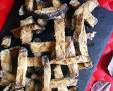 Foto del paso 5 de la receta: Bastones de berenjena al horno con miel (sin gluten)