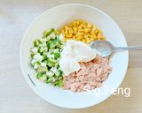 優格鮪魚玉米沙拉的食譜步驟5照片