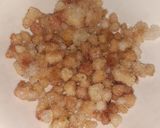 A picture of step 3 of Shahi Beson Halwa.
