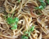 A picture of step 9 of Hakka Noodles.