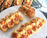 Foto langkah ke 18 dari resep Sausage-Ppang 소세지빵.