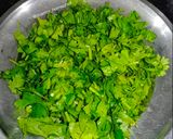 A picture of step 2 of Pithala and Bhakri.