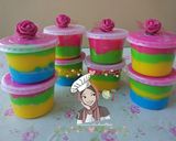 Foto langkah ke 4 dari resep Bubur Sum sum Pelangi.