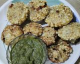 A picture of step 6 of Stuffed sabudana tikki.