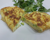 Foto del paso 3 de la receta: Tortilla cremosa de calabacín