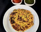A picture of step 3 of Quinoa Flour Mix Veg Chilla.