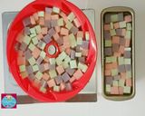 Foto langkah ke 5 dari resep PUDING MOZAIK SUSU | Puding Nutrijell Tanpa Telur dan Santan.
