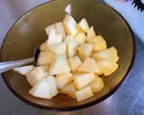 Une image de l'étape 4 de Salade de cresson à l'ugli, pomme, oignon rouge et basilic pourpre.