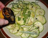 Foto del paso 5 de la receta: Zucchini en rodajas (carpaccio o ceviche de calabacín)