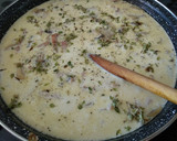 Foto del paso 4 de la receta: Pasta con panceta ahumada y champiñones