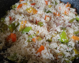 Foto del paso 4 de la receta: Arroz rojo con Maíz