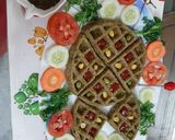 A picture of step 14 of Moong dal waffels.