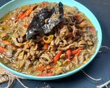 Foto langkah ke 5 dari resep Usus Ayam Masak Kecap Pedas.