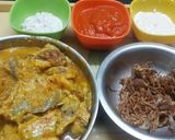 A picture of step 1 of Mutton Badami Korma.