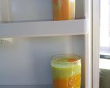 A picture of step 2 of Mango avocado juice.