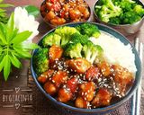 Foto langkah ke 8 dari resep Teriyaki Chicken Bowl + Broccoli.