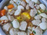 Sup Bakso Sayuran