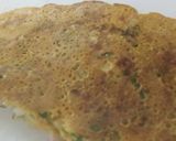 A picture of step 5 of Besan Chilla.