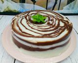 Foto langkah ke 1 dari resep Puding Zebra Coklat.