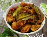 A picture of step 3 of Kaffir Lime Chicken Fry.