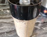 A picture of step 3 of Coconut peanut chutney.