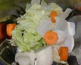 Hình bước làm 1 của món Bánh canh khoai mỡ chay