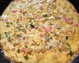 A picture of step 8 of Vegetable Omelette.