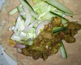 A picture of step 3 of Beef shawarma.