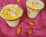 A picture of step 6 of Shahi saffron phirni.