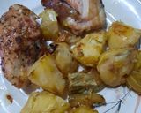 Foto del paso 6 de la receta: Pollo al horno con papas