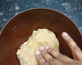 A picture of step 2 of Almond Ghee Residue Cookies.