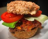 Foto del paso 5 de la receta: Pan de carne o hamburguesa gigante en salsa de tomate. Receta original de AdriCocina!🌹