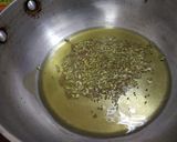 A picture of step 2 of Khatta meetha gajar.