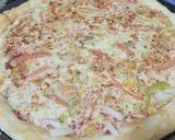 A picture of step 8 of Pizza 🍕(without oven).