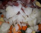 Foto del paso 1 de la receta: Cachetes y carne a la crema