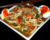 A picture of step 9 of Mike's Traditional Old Sober Soup.