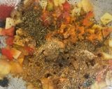 A picture of step 2 of Spiced Noodles.
