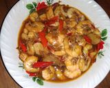 Foto langkah ke 3 dari resep Udang Saus Tiram.