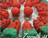 A picture of step 3 of Coconut Watermelon Burfi.