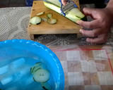 Foto del paso 6 de la receta: Aguachile de camarón con chiles secos, mango y pepino
