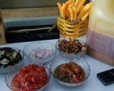 A picture of step 1 of Seafood jollof Rice.