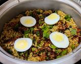 A picture of step 7 of Chicken Biryani.
