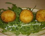 صورة لخطوة 6 من وصفة كرات البطاطا المقرمشة المحشية بالجبنة 😍😍 😋