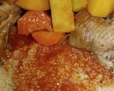 A picture of step 7 of Couscous with Chicken and Vegetables.