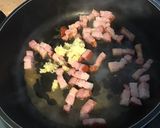 Une image de l'étape 7 de Carottes au lard et poivron vert.