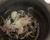A picture of step 2 of Masala Moong in cooker.